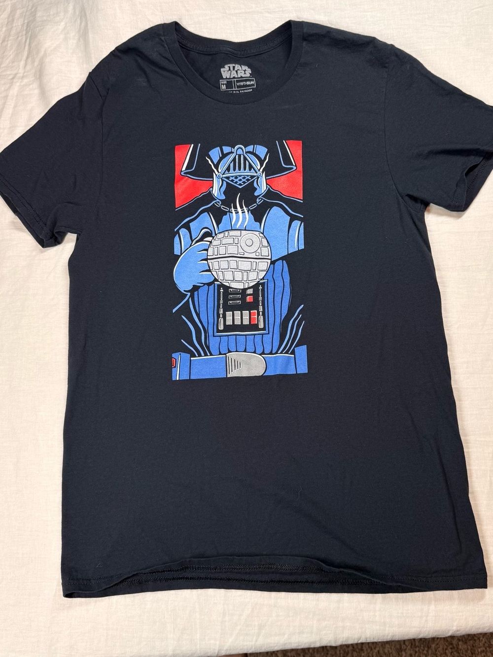 Star Wars Fifth Sun Top Medium Short Sleeve Graphic Tee Collectible T-Shirt